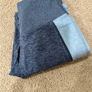 Gray High-Waisted Leggings